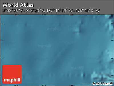 Satellite Map of the Area around 0° 21' 0" S, 176° 43' 29" W