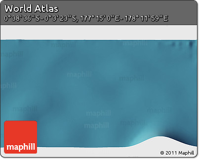Satellite 3D Map of the Area around 0° 21' 0" S, 177° 43' 29" E