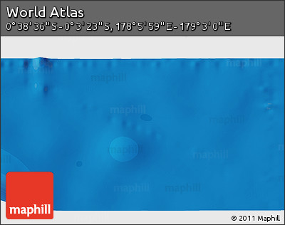 Political 3D Map of the Area around 0° 21' 0" S, 178° 34' 29" E