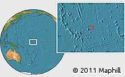 Satellite Location Map of the area around 0° 21' 0" S, 178° 34' 29" E