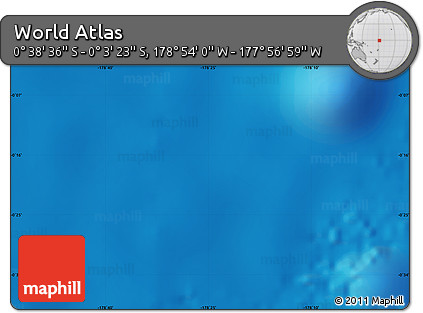 Physical Map of the Area around 0° 21' 0" S, 178° 25' 30" W
