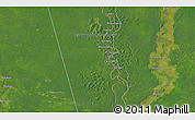 Satellite 3D Map of the area around 0° 21' 0" S, 17° 4' 30" E