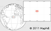 Blank Location Map of the area around 0° 21' 0" S, 19° 28' 30" W