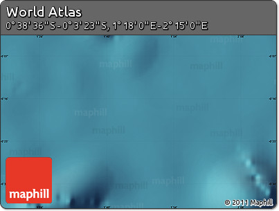 Satellite Map of the Area around 0° 21' 0" S, 1° 46' 29" E