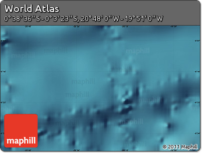 Satellite Map of the Area around 0° 21' 0" S, 20° 19' 30" W