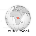 Outline Map of the Area around 0° 21' 0" S, 25° 34' 30" E, rectangular outline