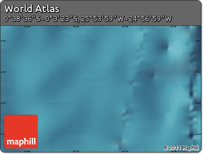 Satellite Map of the Area around 0° 21' 0" S, 25° 25' 29" W