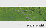 Satellite Panoramic Map of the area around 0° 21' 0" S, 26° 25' 29" E