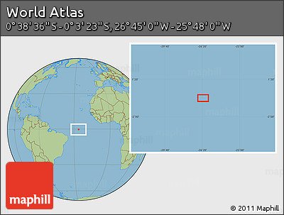 Savanna Style Location Map of the Area around 0° 21' 0" S, 26° 16' 29" W