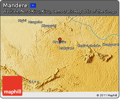 Physical 3D Map of Mandere
