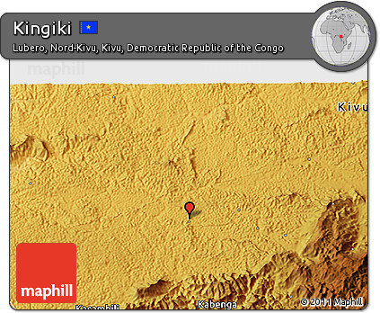 Physical 3D Map of Kingiki