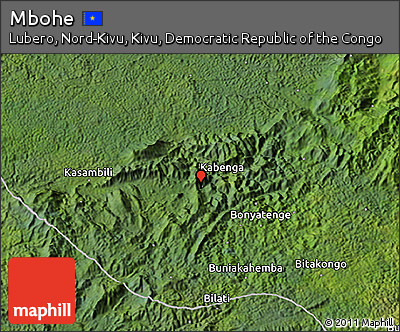 Satellite 3D Map of Mbohe