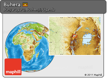 Physical Location Map of Buhera