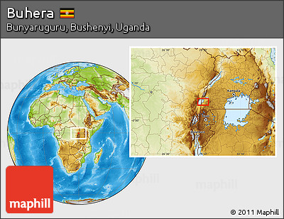 Physical Location Map of Buhera