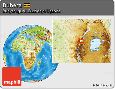 Physical Location Map of Buhera