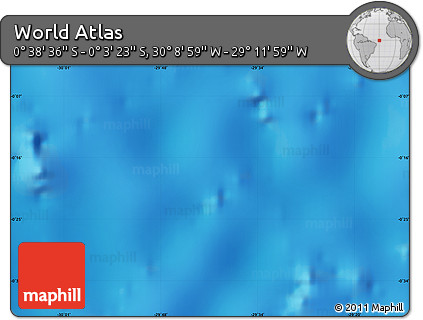 Physical Map of the Area around 0° 21' 0" S, 29° 40' 29" W