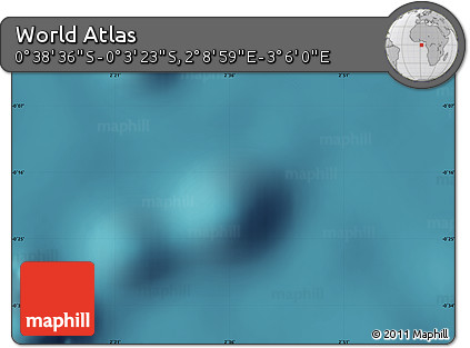 Satellite Map of the Area around 0° 21' 0" S, 2° 37' 30" E