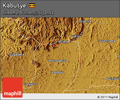 Physical 3D Map of Kabusye