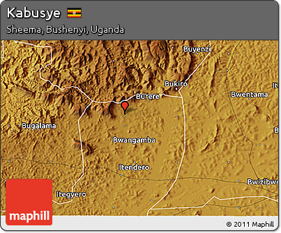 Physical 3D Map of Kabusye