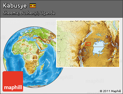 Physical Location Map of Kabusye