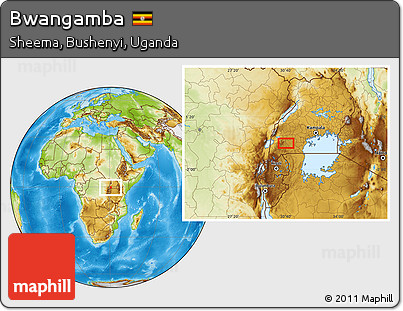 Physical Location Map of Bwangamba