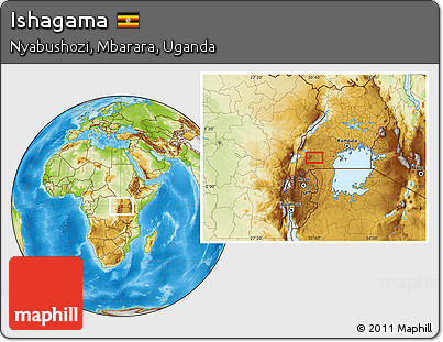Physical Location Map of Ishagama