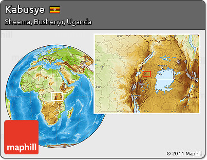 Physical Location Map of Kabusye
