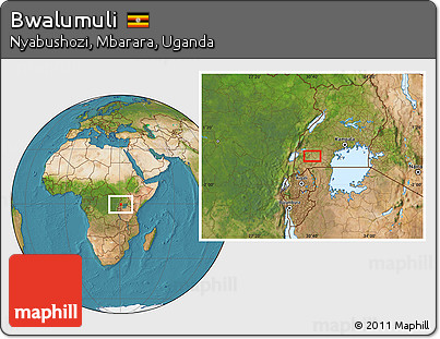 Satellite Location Map of Bwalumuli