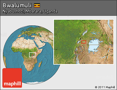 Satellite Location Map of Bwalumuli