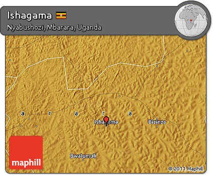 Physical Map of Ishagama