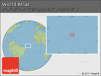 Savanna Style Location Map of the Area around 0° 21' 0" S, 30° 31' 29" W