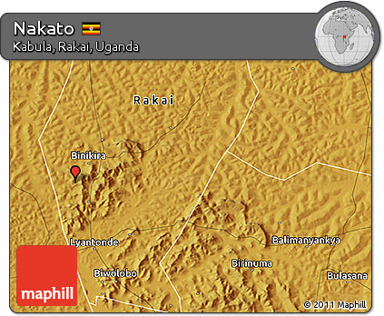 Physical 3D Map of Nakato