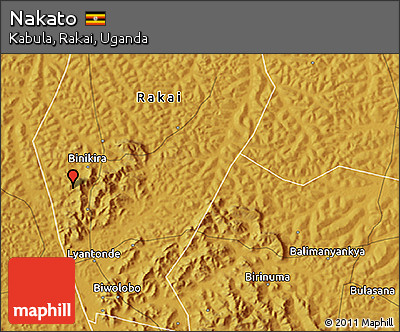 Physical 3D Map of Nakato