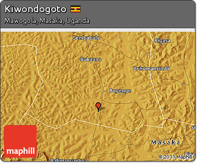 Physical 3D Map of Kiwondogoto