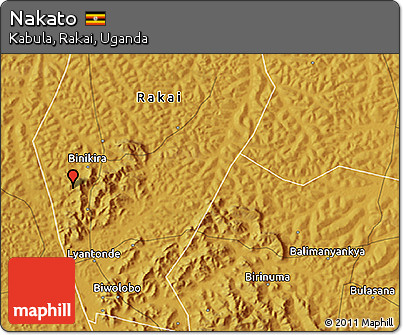 Physical 3D Map of Nakato