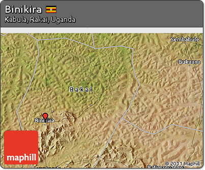 Satellite 3D Map of Binikira