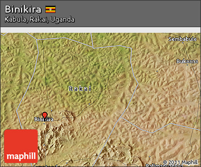 Satellite 3D Map of Binikira