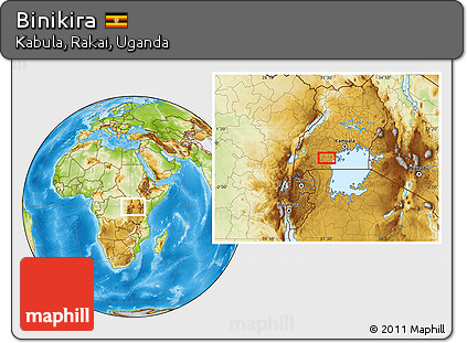 Physical Location Map of Binikira