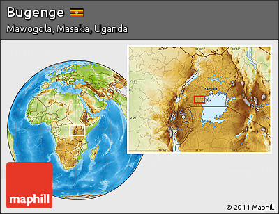 Physical Location Map of Bugenge