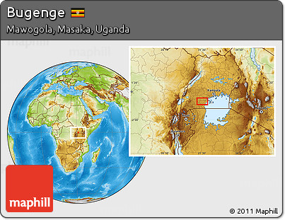 Physical Location Map of Bugenge