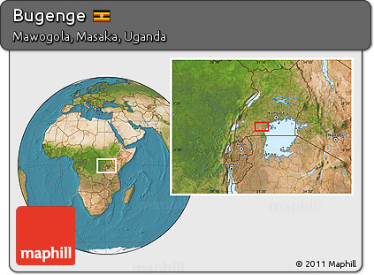 Satellite Location Map of Bugenge