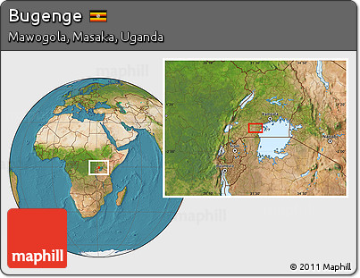 Satellite Location Map of Bugenge