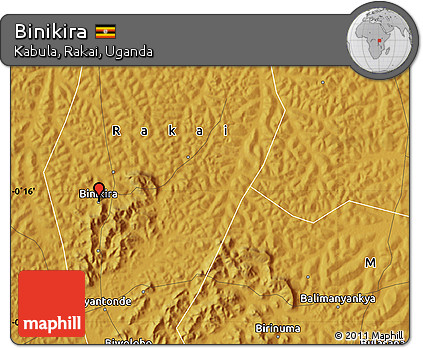 Physical Map of Binikira