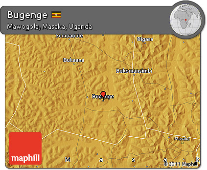 Physical Map of Bugenge