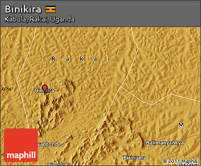 Physical Map of Binikira