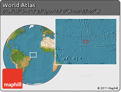 Satellite Location Map of the Area around 0° 21' 0" S, 31° 22' 30" W