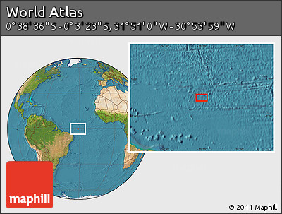Satellite Location Map of the Area around 0° 21' 0" S, 31° 22' 30" W