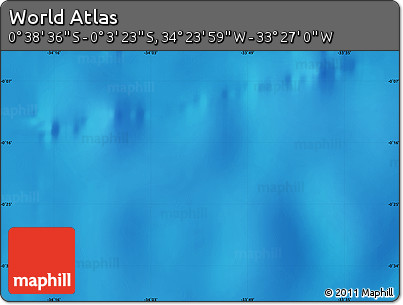 Physical Map of the Area around 0° 21' 0" S, 33° 55' 29" W