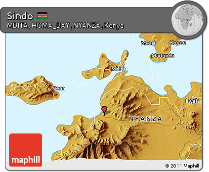 Physical 3D Map of Sindo
