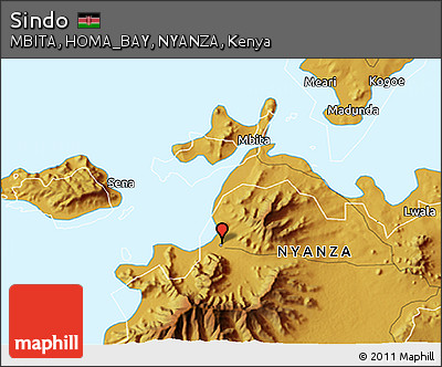 Physical 3D Map of Sindo